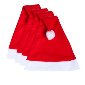 set de 4 gorros de natal