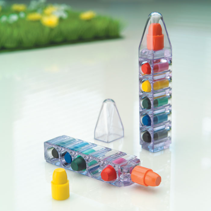 1084_03d Conjunto de 6 lápis cera